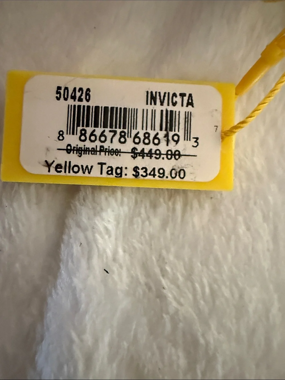 Invicta Red Dial Silver-Tone Chronograph Watch